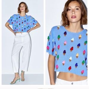 Zara | Sweaters | Zara Ice Cream 